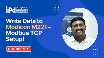 Write Data from MicroLogix 1400 to Modicon M221 (Server) Using Modbus TCP – Step-by-Step Guide