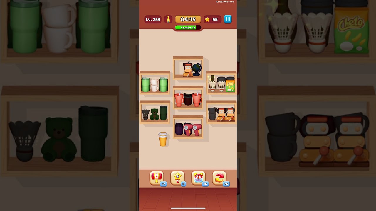 Goods Sorting Match 3 | Level 253 | NO BOOSTERS 