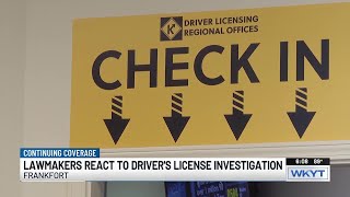 Some Kentucky lawmakers calling for legislation to address driver license issues