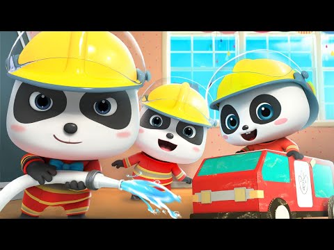 ゴーゴーゴー！パンダ消防隊出動！ | 赤ちゃんが喜ぶ歌 | 子供の歌 | 童謡 | アニメ | 動画 | ベビーバス| BabyBus