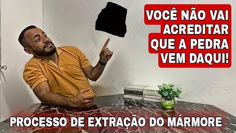 Como é retirado o mármore?