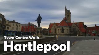 Hartlepool Town Centre Walk | Let's Walk 2020