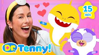 animal friends visit doctor tenny hospital play kids song