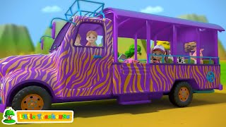 Колеса на сафарі-автобусі дитячі віршики Для дітей і Відеоролики дитячого садка
