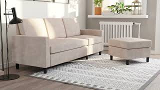 Walsunny 3-Seat Modern Sectional Sofa With Reversible Chaise-Showing15s
