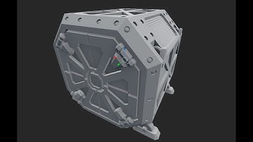 Blender 3D | Speed modeling | SciFi Space Container(Part 1.)