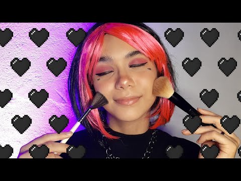 ASMR E-GIRL MAQUIANDO VOCÊ | E-GIRL GIVES YOU AN E-GIRL MAKEOVER | ROLEPLAY COM MUITOS MOUTH SOUNDS