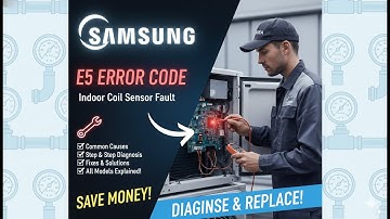 Samsung AC E5 Foutcode 🔧 | Probleemoplossingsgids voor inverter- en non-inverter airconditioners