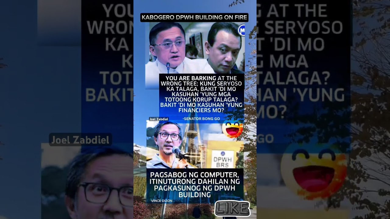 Kabogero DPWH building on fire 