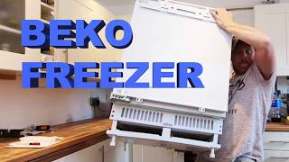 HOW TO FIT A BEKO INTEGRATED FREEZER. Including Fitting of the side panels