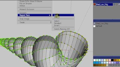 Wings3d: Making a Sea Shell - Part 3 (Refining the shape)
