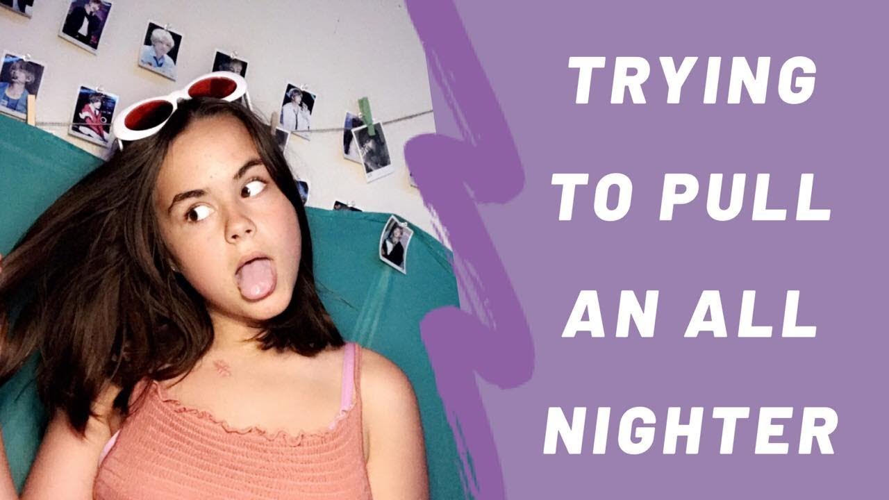 TRYING to pull an all nighter! *failed* - YouTube