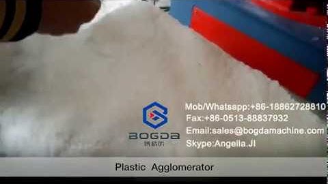 Plastic Film Agglomerator Nylon PET Plastic Agglomerator Machine