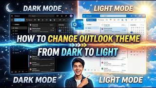 كيفية تغيير سمة Outlook من الوضع الداكن إلى الفاتح | كيفية إيقاف تشغيل الوضع الداكن في Microsoft ... screenshot 5
