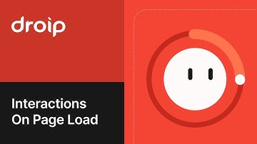 Interactions: On Page Load