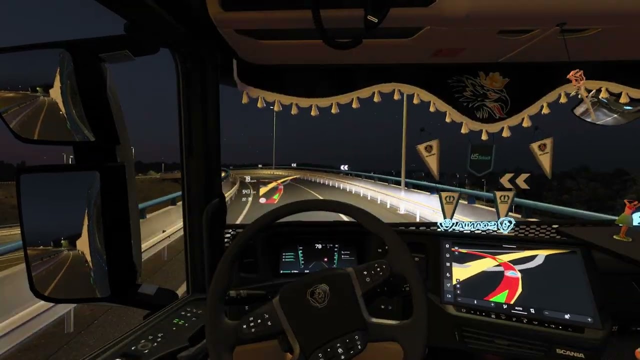 The longest trip in the game with all map unlocked: Spain-Norway (5449 Km) | Euro Truck Simulator 2