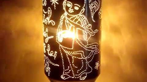 Handmade Ngoc Danh- Đèn Tự Xoay Làm Bằng Vỏ Lon-03