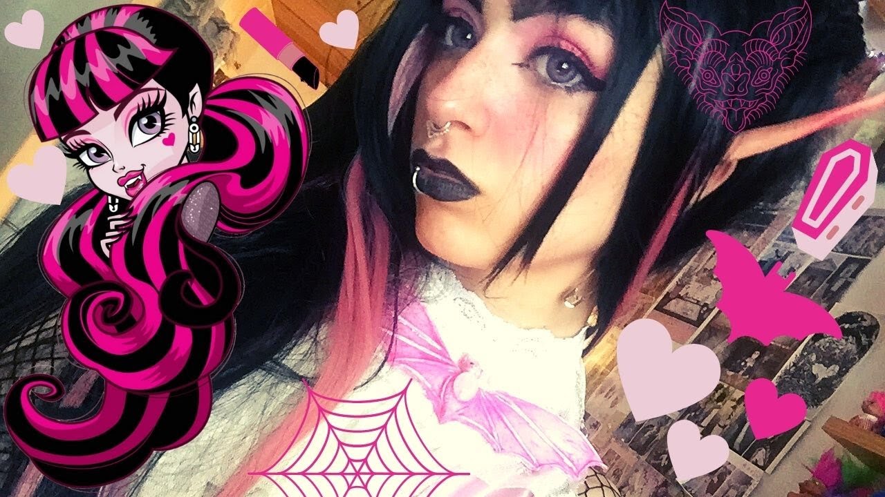 Monster High Draculaura GRWM Makeup, Cosplay and Chat - YouTube