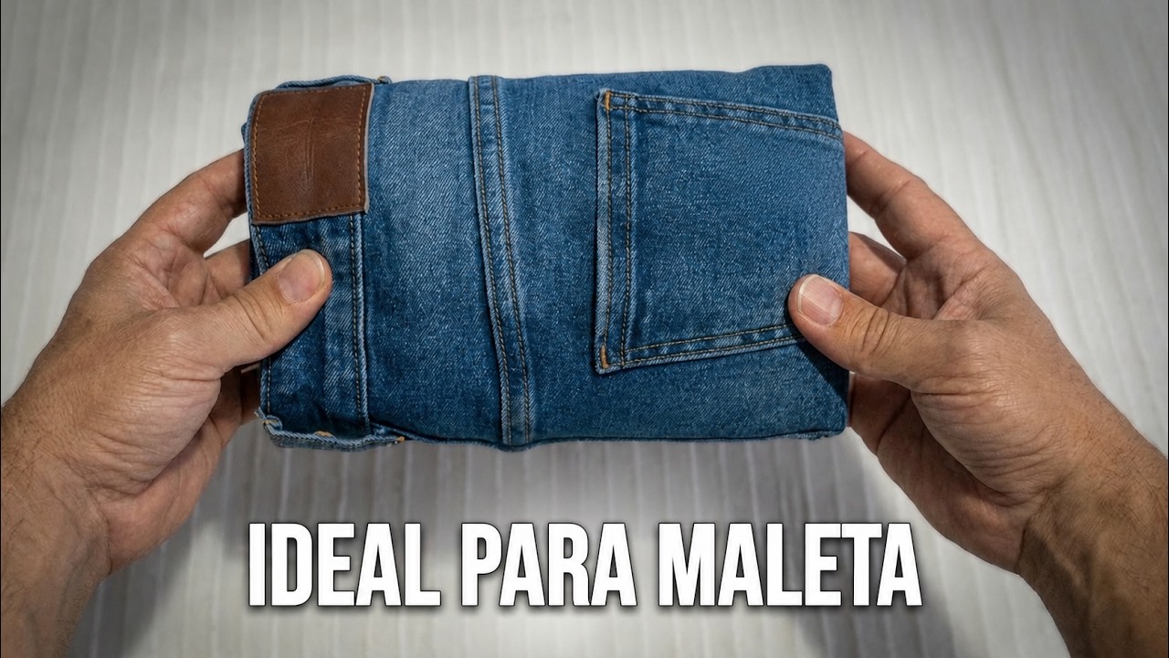 Como DOBLAR PANTALONES largos y cortos shorts - YouTube