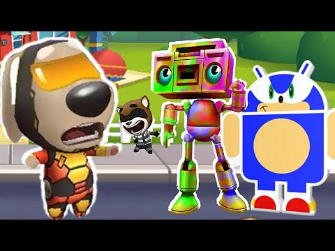 Talking Tom Gold Run vs Subway Surfers vs Sonic Dash Iron Ben vs Pridebot  vs Andronic Gameplay 