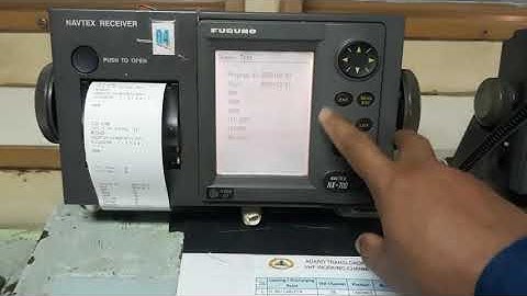 Navtex NX-700 key test