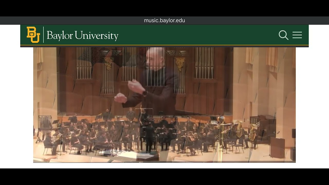 Baylor Concert Band, March 1, 2026