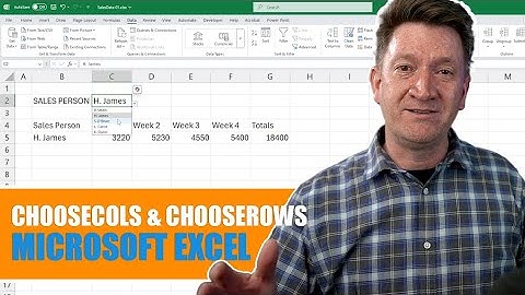 Rearrange Excel Data Effortlessly with the CHOOSECOLS & CHOOSEROWS Functions
