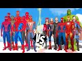 TEAM SPIDERMAN FIGHT WITH TEAM AVENGERS 2012 - EPIC BATTLE