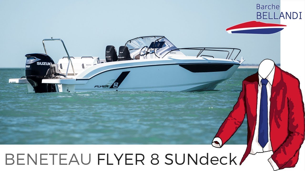⁣Beneteau Flyer 8 Sundeck [Novità in anteprima mondiale dal salone di Cannes 2018]
