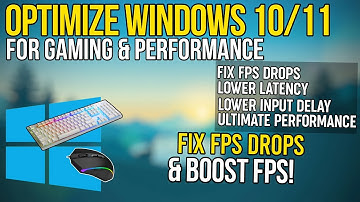 Change These SETTINGS to OPTIMIZE Windows 10/11 for GAMING & Performance - Ultimate Guide 2023