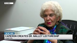 Longtime Cameron professor Dr. Ann Nalley honored with endowed lectureship