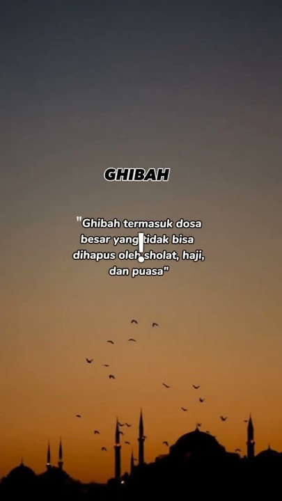 MENGGUNJING ITU SARANG DOSA ⁉️ #shorts #qoutesislami #storywa
