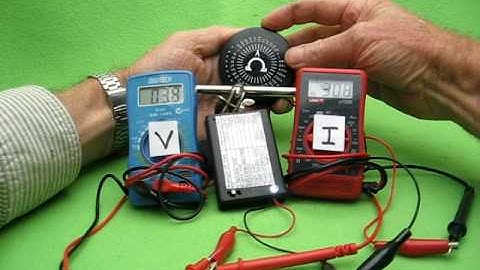 Calibration of a simple FLED based ammeter.