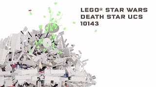 LEGO Death Star 10143 Explodes Slow Motion