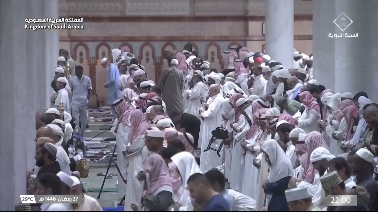 صلاة التراويح للشيخ عبدالمحسن القاسم ليلة 28 رمضان 1446هـ - التسليمتان الأخيرتان