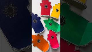 Beautiful wall hanging idea using cardboard #wallhanging #homedecor #shorts #youtubeshorts