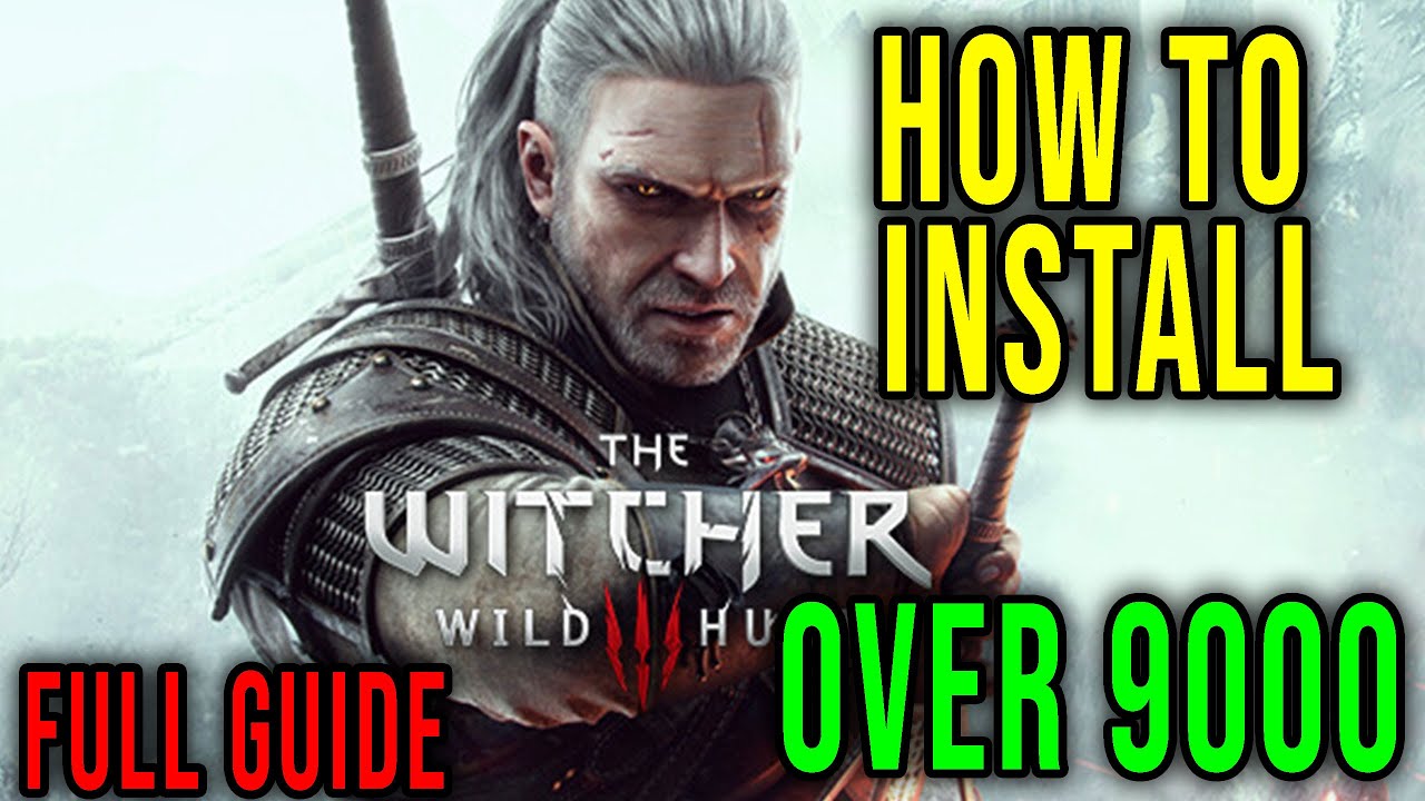 OVER 9000 - WEIGHT LIMIT MOD - HOW TO INSTALL - The Witcher 3 Wild Hunt