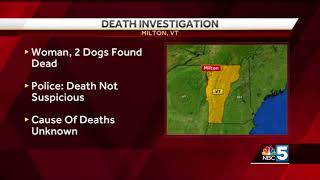 Woman, 2 dogs found dead in Milton