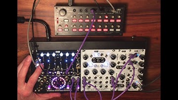 4MS Spherical Wavetable Navigator with 4MS Dual Looping Delay