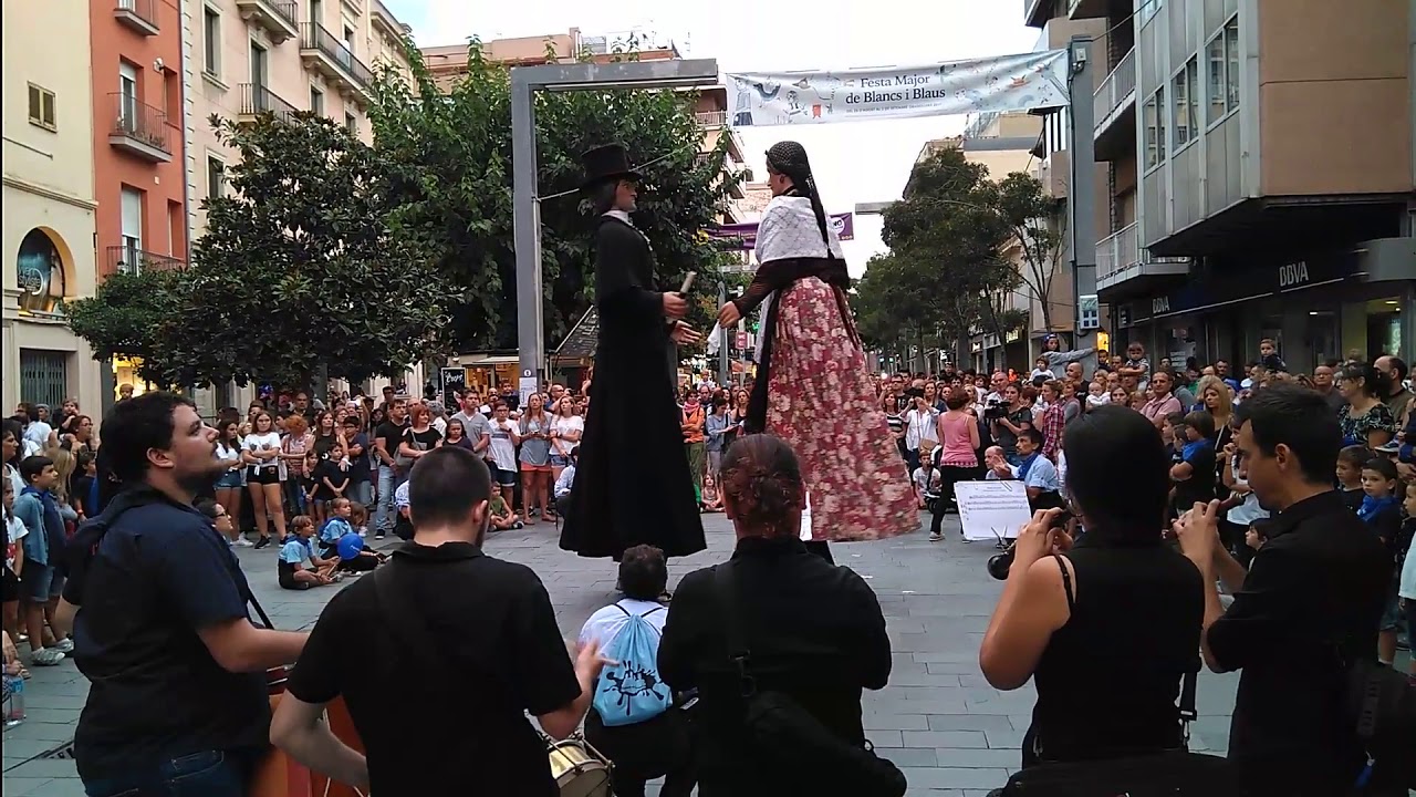 Gegants Vells de Granollers - Cercavila del Pregó de la Festa Major de Granollers (31/8/2017)