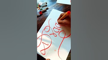 Calligraphy stylish name | chinese calligraphy for beginners #calligraphy #shorts #got