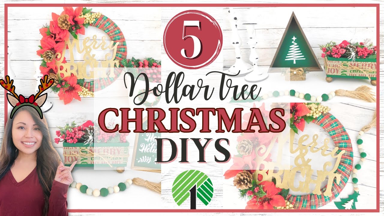 10 BEST* Christmas Crafts made in only 5 MINUTES! Dollar Tree DIYs 2023 