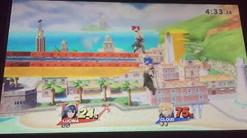 Lucina stand counter against edge Guard