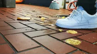 food crush while cleaning
