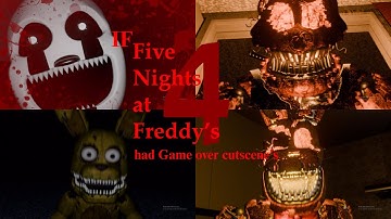 If Fnaf 4 had Game Over Cutscene