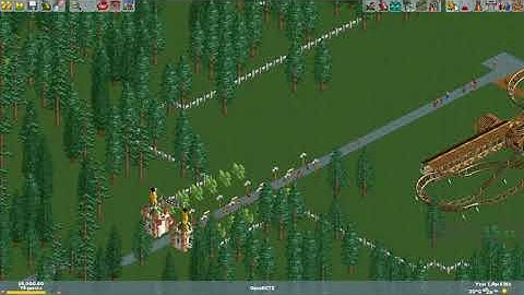 [Former World Record] RCT1 Forest Frontiers speedrun in 0:24 (OpenRCT2%)