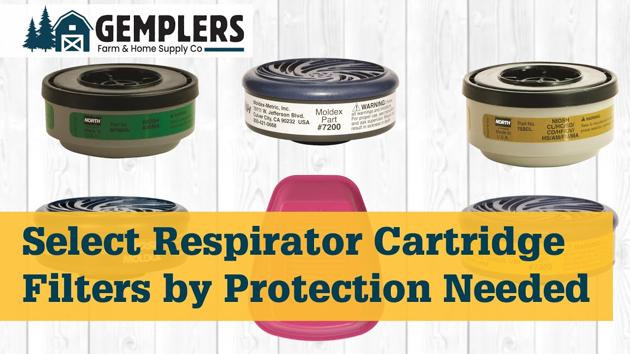 Selecting The Right Reusable Respirator Cartridge Filter YouTube