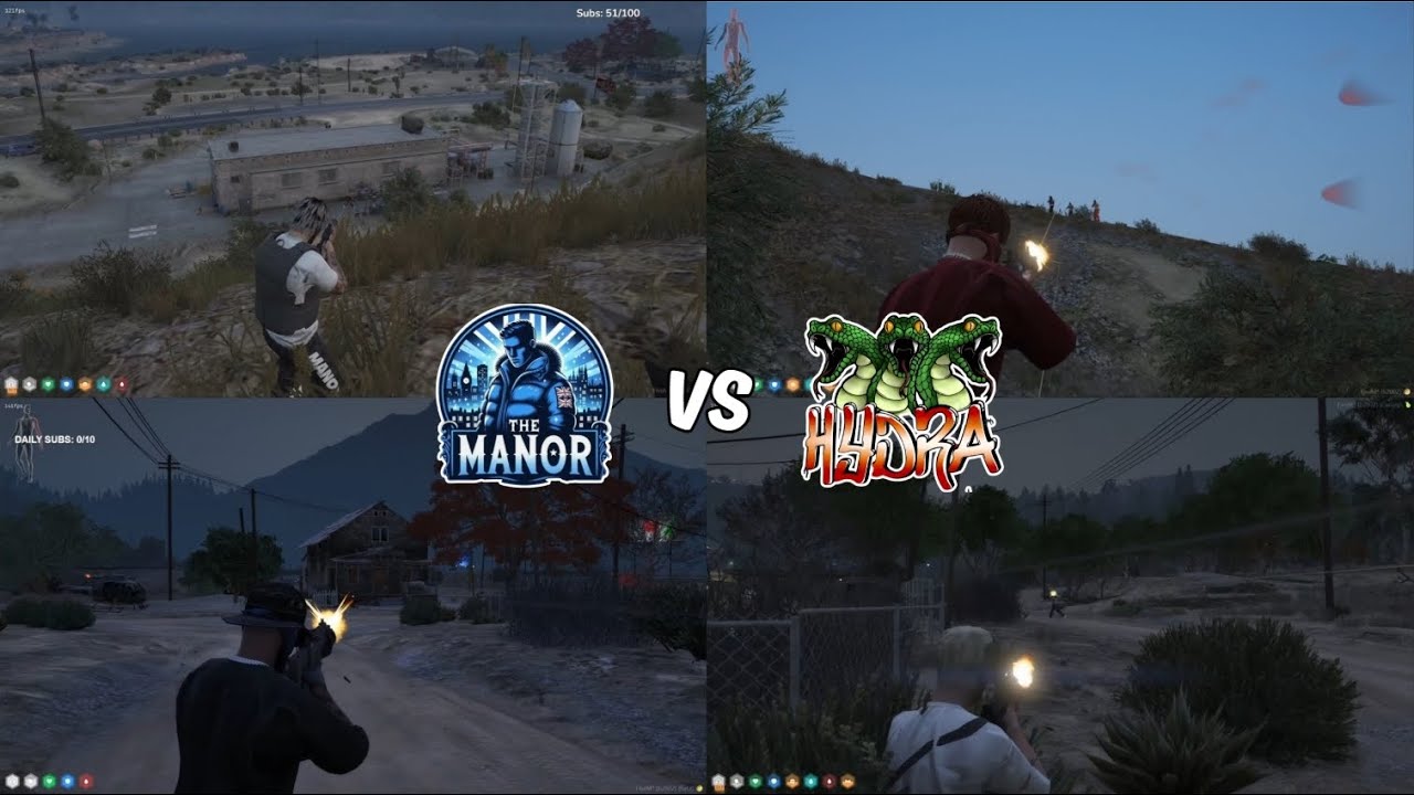 Manor vs Hydra For a Cargo In Fort Zancudo/Sandy Shores | Multi POV | NoPixel 4.0 GTA RP