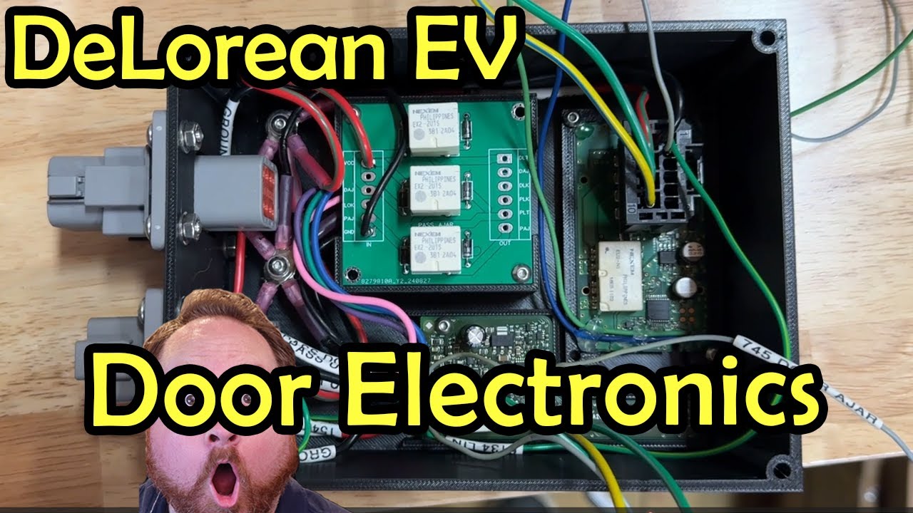 DeLorean EV Conversion - Door Wiring