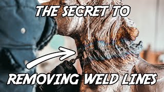 THE SECRET TO REMOVING WELD LINES... // THE LOST FOUNDRY